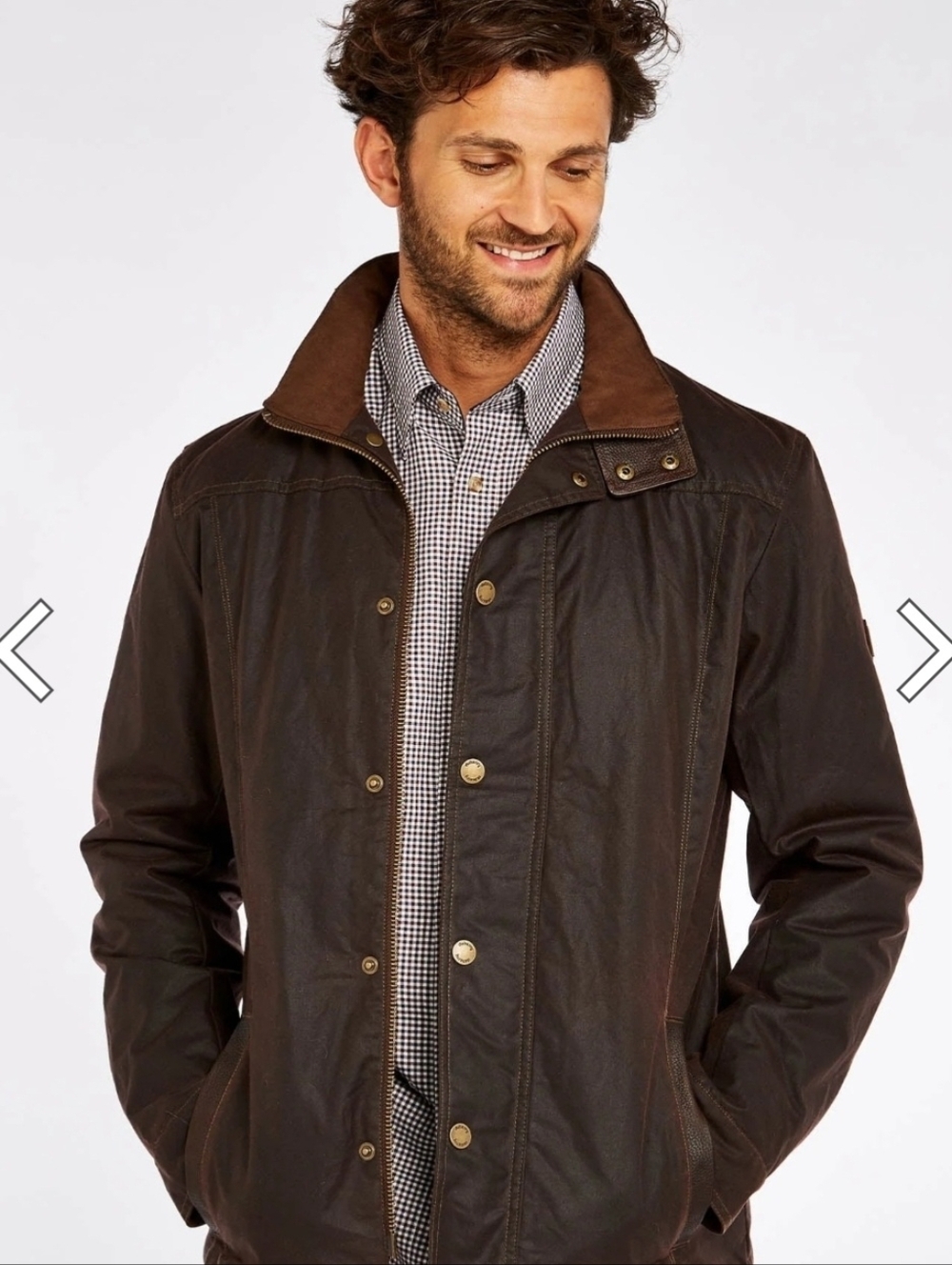DUBARRY OF IRELAND Carrickfergus Men's Waxed Cotton Jacket (Java)